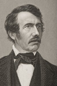 David Livingstone (1813-73) gegraveerd door D.J. Pound van een foto, uit 